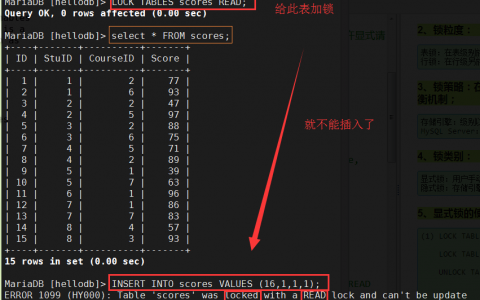 mysql并发控制