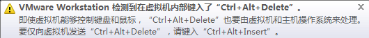 对虚拟机键入Ctrl+Alt+Delete的详细说明