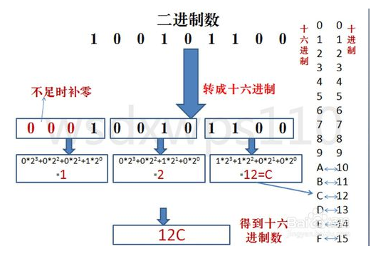 二进制、八进制、十进制、十六进制之间的转换