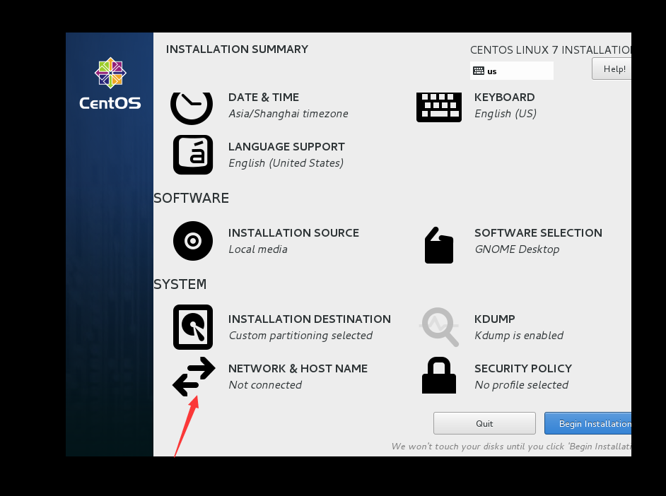 Centos 7 安装过程