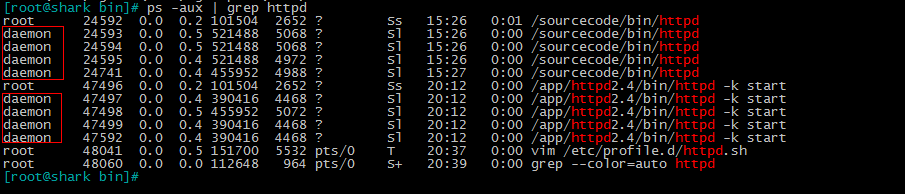 centos7源码编译安装Apache2.4.25服务