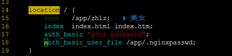 nginx 配置参数说明和实验