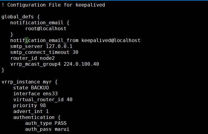 KeepAlived的配置及使用！