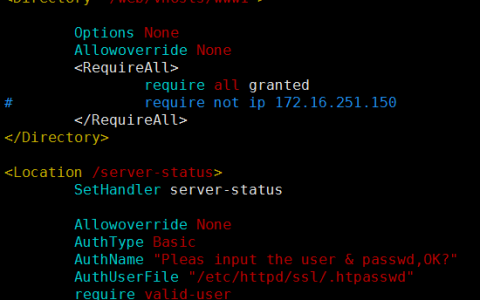http2.4版本基本配置应用