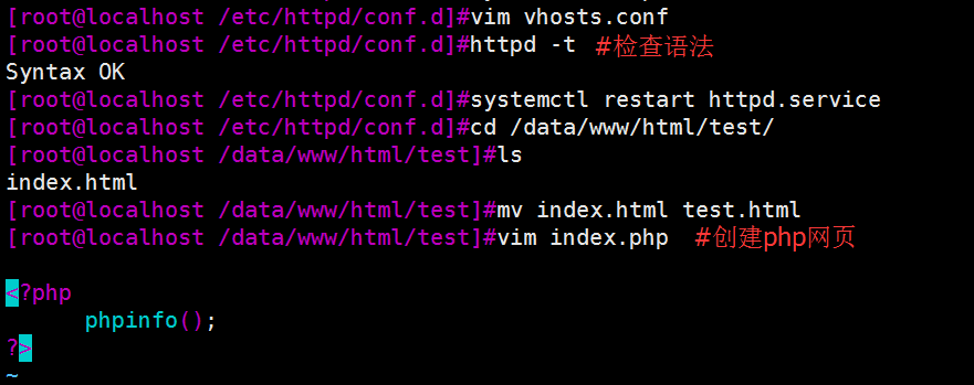 CentOS 7上配置php-fpm