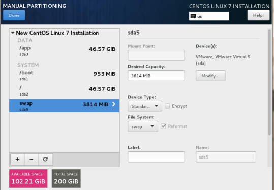 在VMware Workstation上安装CentOS 7