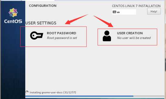 在VMware Workstation上安装CentOS 7