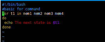 linux中for的用法