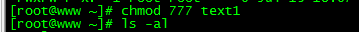 linux中更改文件权限的实验