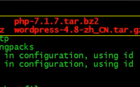 centos7上实现LAMP，并搭建wordpress