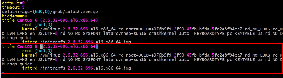 centos6启动故障及修复