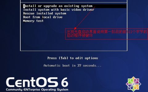 关于Linux系统无法启动的问题（1）