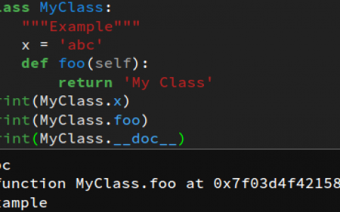 Python面向对象基础
